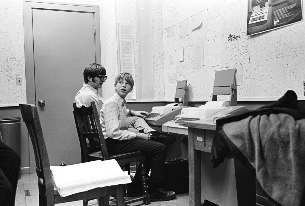 The Inspiring Story of Bill Gates That Will Leave You Speechless! 4 Bill Gates and Paul Allen at Lakeside School in 1970